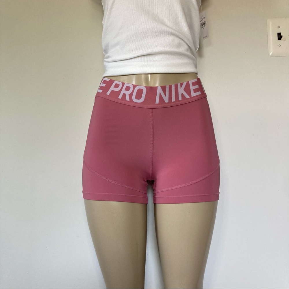 Nike Pink Athletic Compression Shorts